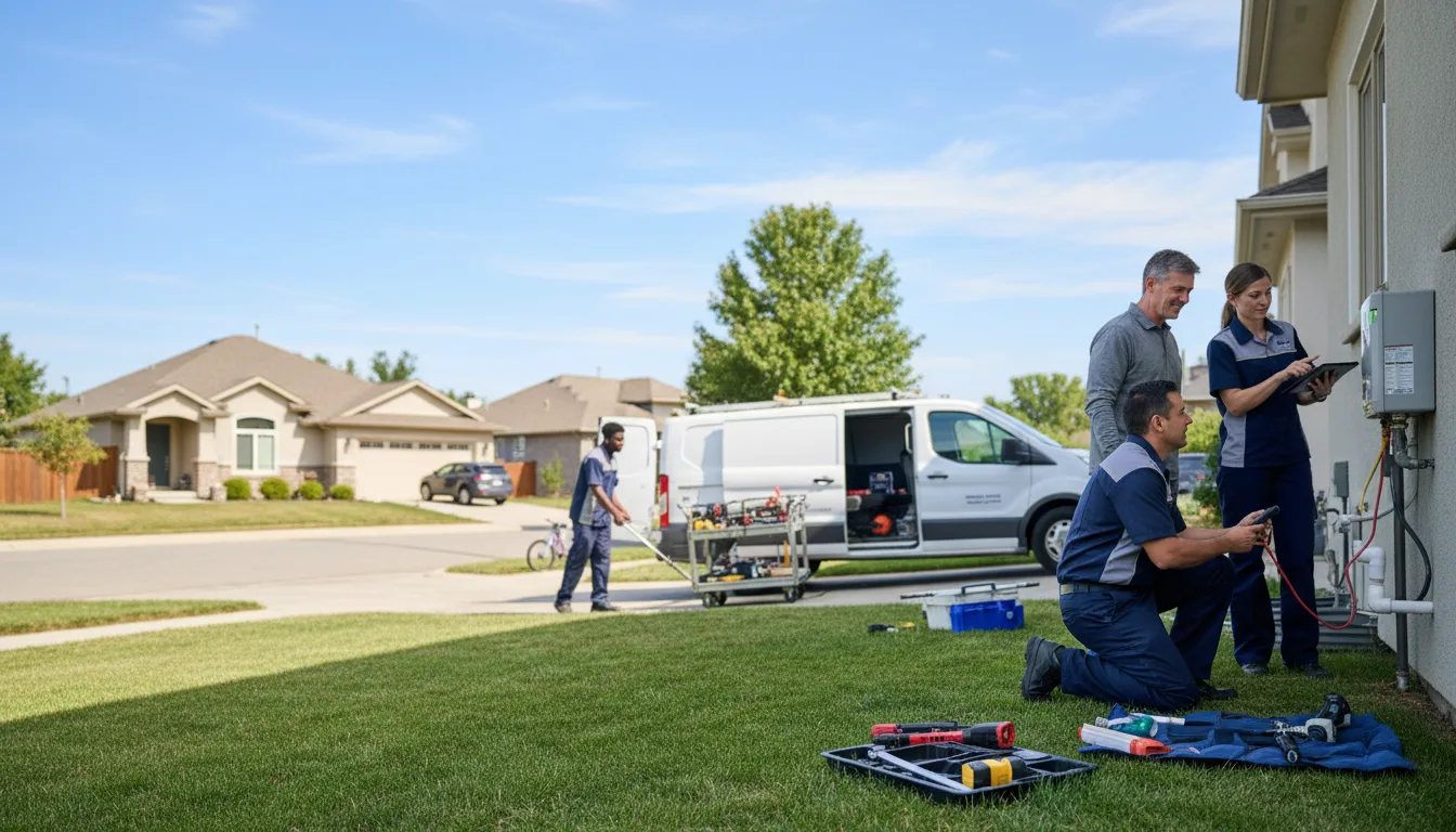 Tankless water heater service in Manning, OR